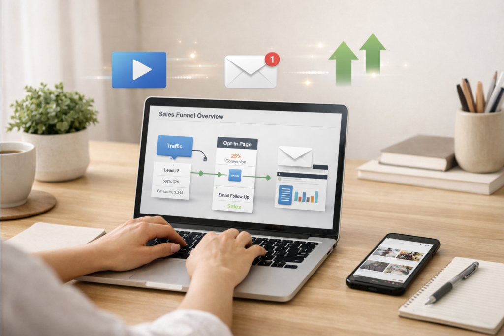 build online income with simple tools and systems beginner workspace setup