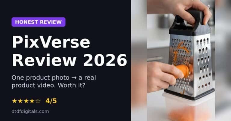 PixVerse review 2026 – AI product video test.